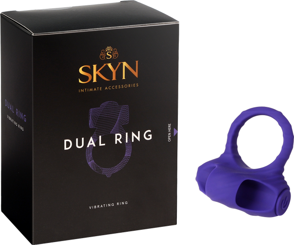 SKYN Dual Ring – Vibrating Ring with Dual Functionality and Three Speeds > Cock Ring > Vibrating - Tophatter Daily Deals