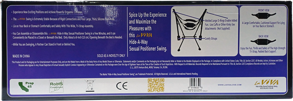 LaViva Hide-A-Way – Free Standing Sexual Positioner Swing > Sex Toys > Swings & Slings - Tophatter Daily Deals