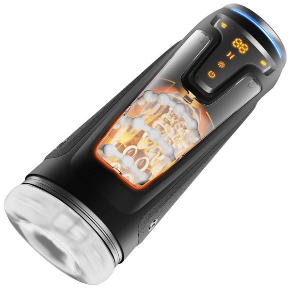 Warrior Heartbeat Nexus Ecstasy – Heated Thrusting Male Masturbator with Vibrations > Sex Toys For Men > Masturbators > Vibrating - Tophatter Daily Deals