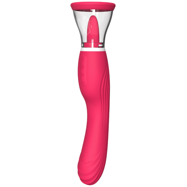 LaViva Ultimate Tickler – Multi-Function 10 Inch Tongue Licking Vibrator > Sex Toys For Ladies > Clitoral Vibrators and Stimulators - Tophatter Daily Deals
