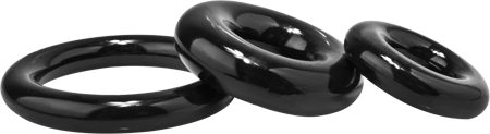 RingO X3 Cock Rings Mixed Pack - Black > Cock Ring > Sets - Tophatter Daily Deals