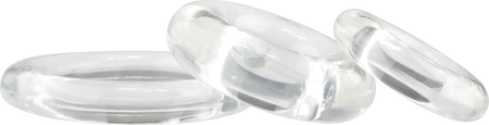 Ringo X3 Cock Rings Mixed Pack - Clear > Cock Ring > Sets - Tophatter Daily Deals