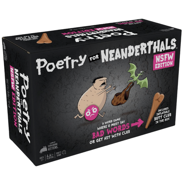 Exploding Kittens Poetry for Neanderthals – Adult Party Game for 2+ Players > Novelties > Card Games - Tophatter Daily Deals