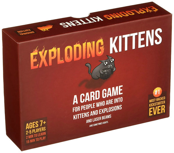 Exploding Kittens Original Edition – Card Game > Novelties > Card Games - Tophatter Daily Deals