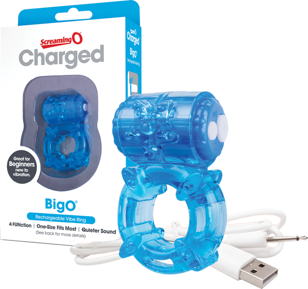 Screaming O Charged BigO – Rechargeable Vibrating Cock Ring > Cock Ring > Vibrating - Tophatter Daily Deals