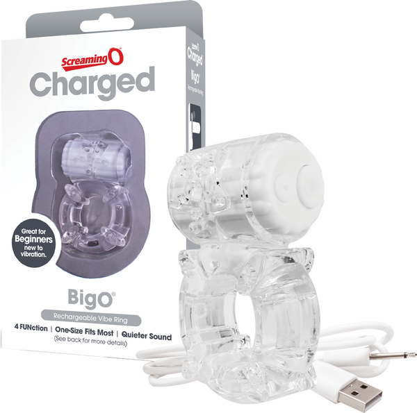 Screaming O Charged BigO – Rechargeable Vibrating Cock Ring > Cock Ring > Vibrating - Tophatter Daily Deals