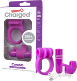 Charged Combo Kit 1 – Body-Safe Silicone Cock Ring and Fingertip Sleeve Kit > Sex Toys > Couples Toys - Tophatter Daily Deals