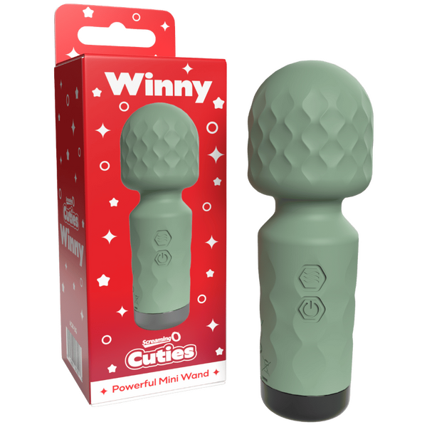 Cuties - Winny Rechargeable Mini Wand (Sage Green) > Sex Toys > Mini Massagers - Tophatter Daily Deals