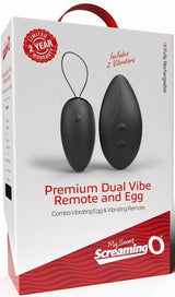 My Secret Screaming O Premium Dual Vibe – Remote-Controlled Vibrator and Egg Combo > Sex Toys For Ladies > Vibrating Eggs - Tophatter Daily Deals
