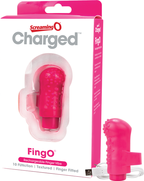 Charged Fing O – Rechargeable Mini Finger Vibrator with Vooom Technology > Vibrators > Finger Vibrators - Tophatter Daily Deals