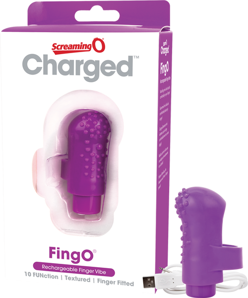 Charged Fing O – Rechargeable Mini Finger Vibrator with Vooom Technology > Vibrators > Finger Vibrators - Tophatter Daily Deals