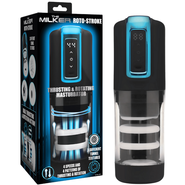 Roto-Stroke Thrusting & Rotating Masturbator > Sex Toys For Men > Masturbators Premium - Tophatter Daily Deals