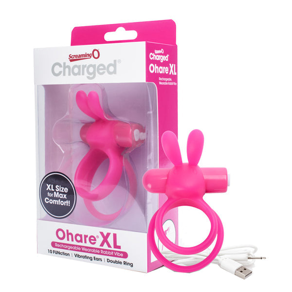 Charged Ohare XL – Rechargeable Double Cock Ring Vibrator > Sex Toys > Couples Toys - Tophatter Daily Deals