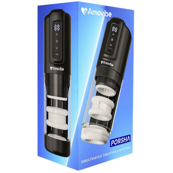 Porsha Automatic Masturbator – Vibrating and Heating Male Pleasure Device > Sex Toys For Men > Masturbators Premium - Tophatter Daily Deals