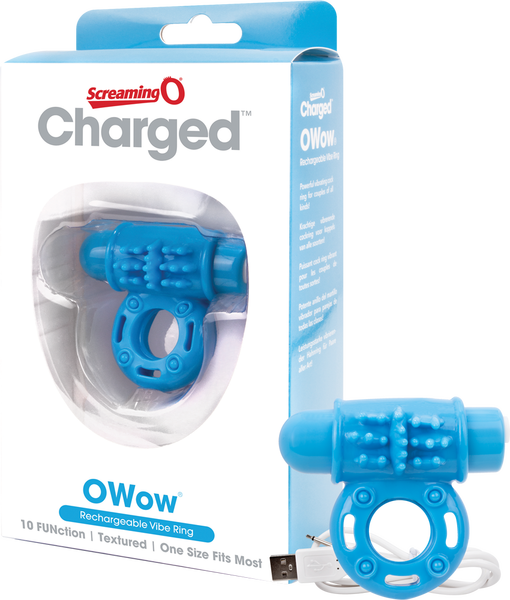 O Wow Ring – Rechargeable Vibrating Cock Ring with 10 Vibration Functions > Cock Ring > Vibrating - Tophatter Daily Deals