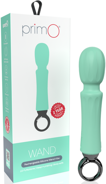 Screaming O PrimO Wand – Rechargeable Portable Wand Vibrator with 5+5 Vibration Functions > Sex Toys > Massage Wands - Tophatter Daily Deals