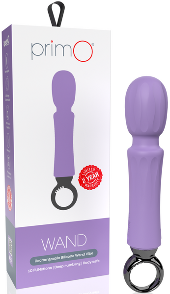Screaming O PrimO Wand – Rechargeable Portable Wand Vibrator with 5+5 Vibration Functions > Sex Toys > Massage Wands - Tophatter Daily Deals