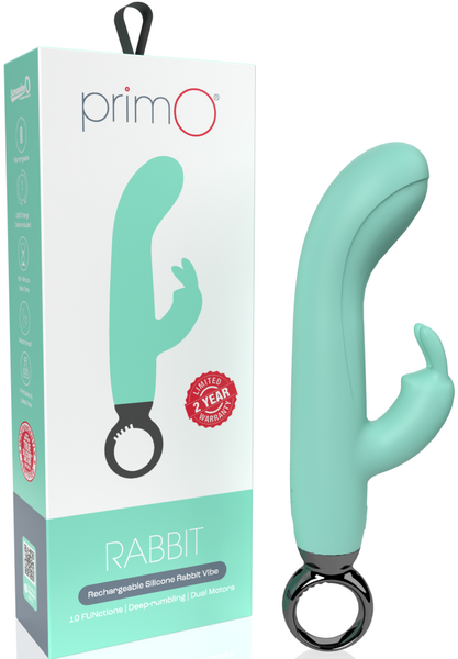Screaming O PrimO Rabbit – 4.5 Inch Silicone Rabbit Vibrator with 5+5 Motor Settings > Vibrators > Ladies > Rabbit - Tophatter Daily Deals