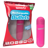 Rechargeable Bullet Vibrator (Pink) – Waterproof 3-Speed Body-Safe ABS Material Vibrator > Vibrators > Mini Vibrators - Tophatter Daily Deals
