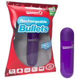 Rechargeable Bullet Vibrator (Purple) – Waterproof with 3 Speeds and Pulse Pattern Personal Massager > Vibrators > Mini Vibrators - Tophatter Daily Deals