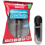 Rechargeable Bullet Vibrator (Silver) – Waterproof Body-Safe ABS with 3 Speeds and Pulse Pattern > Vibrators > Mini Vibrators - Tophatter Daily Deals