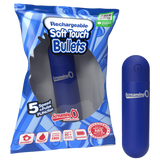 Rechargeable Soft Touch Bullet (Blue) – Waterproof 5-Speed Bullet Vibrator > Vibrators > Mini Vibrators - Tophatter Daily Deals