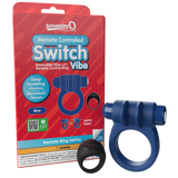 Remote Control Switch Vibe (Blue) – Rechargeable Waterproof Vibrating Cock Ring > Cock Ring > Vibrating - Tophatter Daily Deals