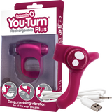 Charged You-Turn Plus – Rechargeable Vibrating Cock Ring > Cock Ring > Vibrating - Tophatter Daily Deals
