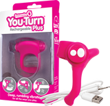 Charged You-Turn Plus – Rechargeable Vibrating Cock Ring > Cock Ring > Vibrating - Tophatter Daily Deals
