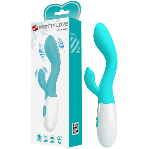 Brighty G-Spot and Clitoral Rabbit Vibrator – Dual Stimulation Vibrator > Sex Toys For Ladies > G-Spot Vibrators - Tophatter Daily Deals