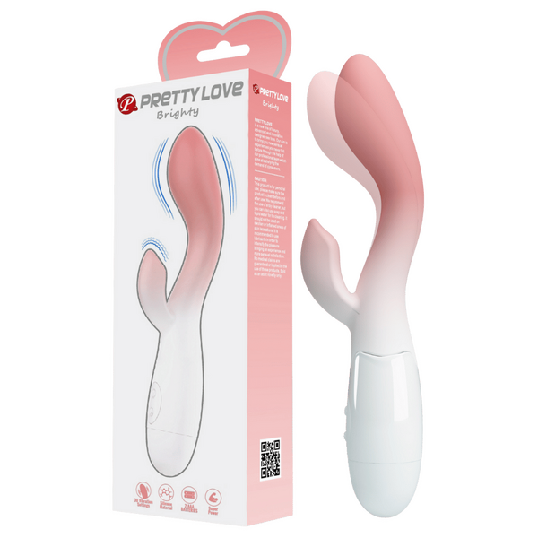 Brighty G-Spot and Clitoral Rabbit Vibrator – Dual Stimulation Vibrator > Sex Toys For Ladies > G-Spot Vibrators - Tophatter Daily Deals