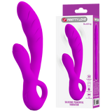 Pretty Love Budding – Silicone Powerful Vibrator with Rabbit Clitoral Stimulator > Vibrators > Ladies > Rabbit Multi - Tophatter Daily Deals