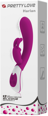 Harlan – Silicone Rabbit Vibrator with Dual Motors > Vibrators > Ladies > Rabbit - Tophatter Daily Deals