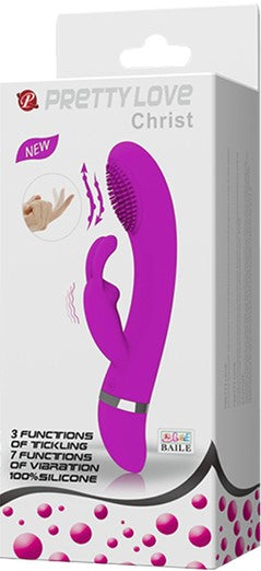 Pretty Love Christ Rabbit Vibrator – Silicone 3 Tickling and 7 Vibration Functions Vibrator > Vibrators > Ladies > Rabbit - Tophatter Daily Deals