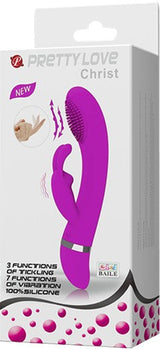Pretty Love Christ Rabbit Vibrator – Silicone 3 Tickling and 7 Vibration Functions Vibrator > Vibrators > Ladies > Rabbit - Tophatter Daily Deals