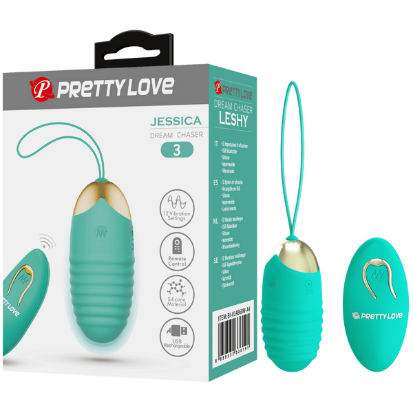 Rechargeable Jessica – Multi-Speed Remote-Controlled Silicone Egg Vibrator with 12 Vibration Settings > Sex Toys For Ladies > Vibrating Eggs - Tophatter Daily Deals