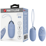 Rechargeable Jessica – Multi-Speed Remote-Controlled Silicone Egg Vibrator with 12 Vibration Settings > Sex Toys For Ladies > Vibrating Eggs - Tophatter Daily Deals