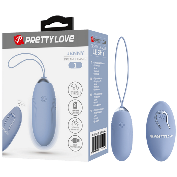 Rechargeable Jenny – Multi-Speed Remote-Controlled Egg Vibrator with 12 Vibration Settings > Sex Toys For Ladies > Vibrating Eggs - Tophatter Daily Deals