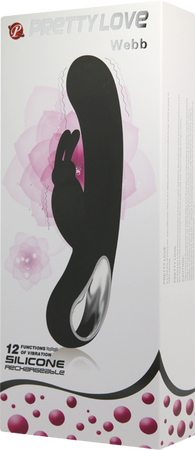 Rechargeable Webb – Dual Motor Rabbit Vibrator > Vibrators > Ladies > Rabbit - Tophatter Daily Deals