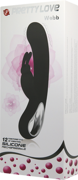 Rechargeable Webb – Dual Motor Rabbit Vibrator > Vibrators > Ladies > Rabbit - Tophatter Daily Deals