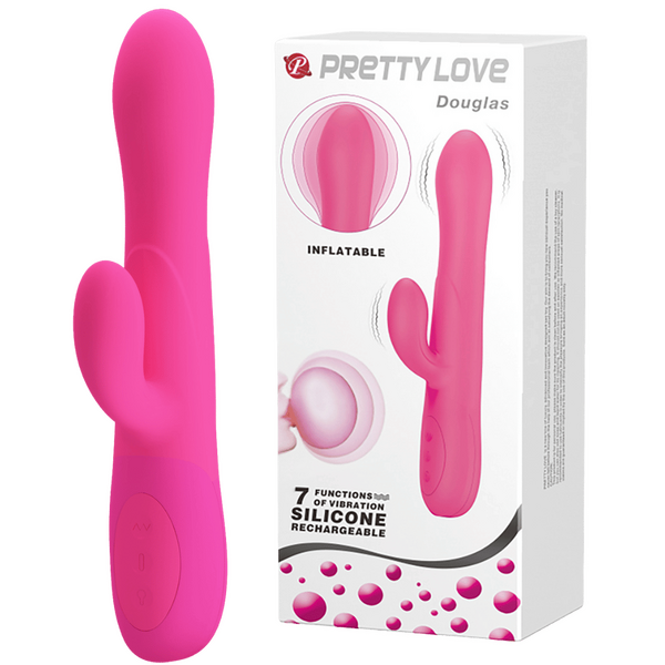 Inflatable Dennis – Rechargeable Vibrator with Angled Tip > Vibrators > Ladies > Rabbit Multi - Tophatter Daily Deals
