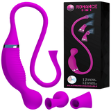 Rechargeable Romance 3in1 – Rechargeable 3in1 Vibrator > Sex Toys For Ladies > Clitoral Vibrators and Stimulators - Tophatter Daily Deals