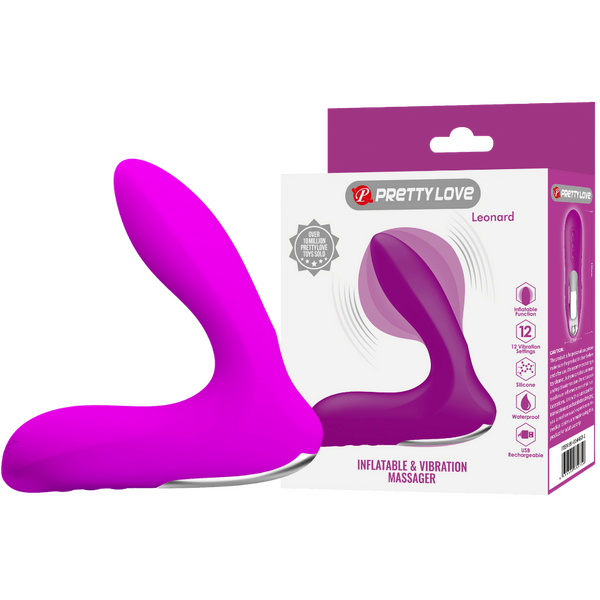Leonard Inflatable Massager – 12 Mode Inflatable Prostate Massager > Anal Range > Tunnel and Stretchers - Tophatter Daily Deals