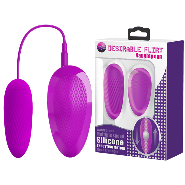 Silicone Naughty Egg – Remote-Controlled Wired Vibrating Egg > Sex Toys For Ladies > Vibrating Eggs - Tophatter Daily Deals