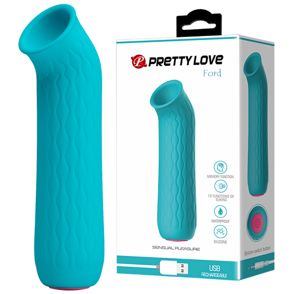 Rechargeable Ford – Medical-Grade Clitoral Sucker with 12 Suction Modes > Sex Toys For Ladies > Clitoral Vibrators and Stimulators - Tophatter Daily Deals