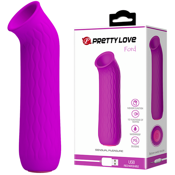 Rechargeable Ford – Medical-Grade Clitoral Sucker with 12 Suction Modes > Sex Toys For Ladies > Clitoral Vibrators and Stimulators - Tophatter Daily Deals