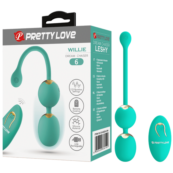 Rechargeable Willie – Remote-Controlled Vibrating Pelvic Floor Exerciser Balls > Sex Toys For Ladies > Kegel Exercise - Tophatter Daily Deals
