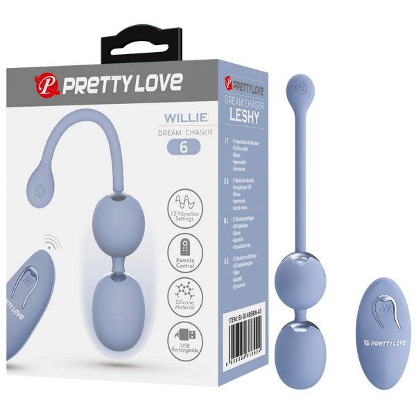 Rechargeable Willie – Remote-Controlled Vibrating Pelvic Floor Exerciser Balls > Sex Toys For Ladies > Kegel Exercise - Tophatter Daily Deals