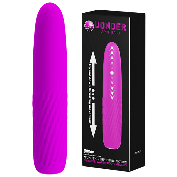 Archibald Rechargeable – Thrusting Vibrator > Vibrators > Standard Vibrators - Tophatter Daily Deals