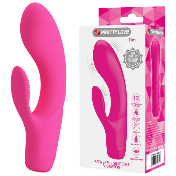 Rechargeable Tim Rabbit Vibrator – Bendable 12-Function G-Spot Vibrator > Sex Toys For Ladies > G-Spot Vibrators - Tophatter Daily Deals